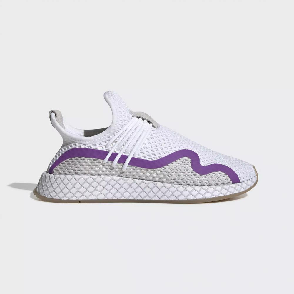 Adidas Deerupt S Runner Tenis Blancos Para Mujer (MX-54376)